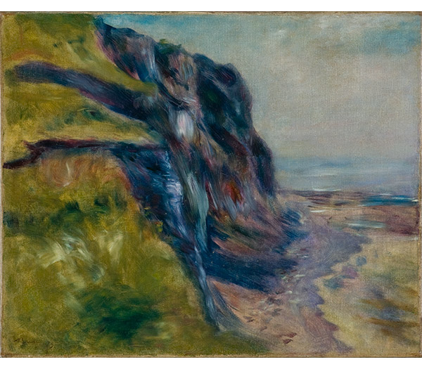 Auguste Renoir - La C&ocirc;te pr&egrave;s de Dieppe