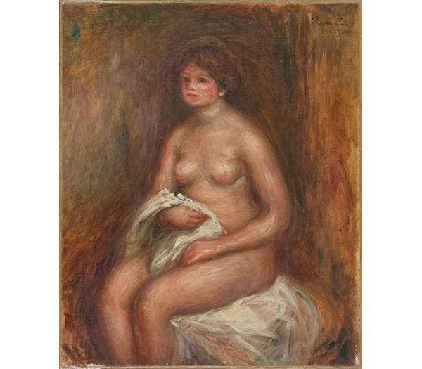 Auguste Renoir - La femme &agrave; la draperie